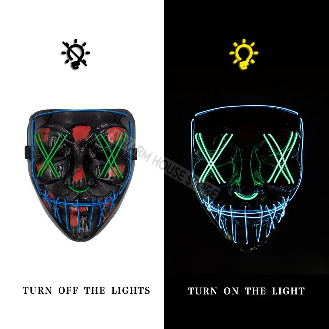 Halloween LED Mask